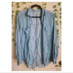 Hollister denim shirt